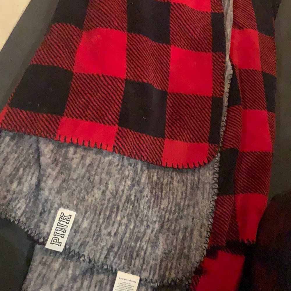 Pink brand blanket